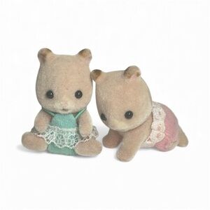 Sylvanain families 1985 goldbacke hamsters twins - calico critters